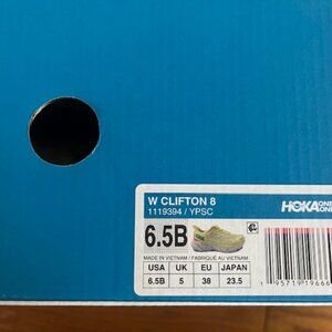 Hoka One One Clifton 8 color yellow pear/sweet corn